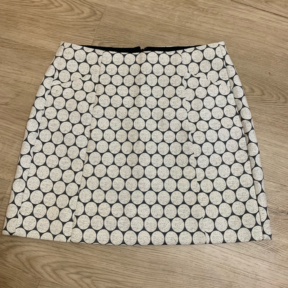 J Crew Dot Mini Skirt with Pockets